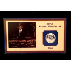 Kennedy Half Dollar Proof BU In PCS 1960 Democratic Convention